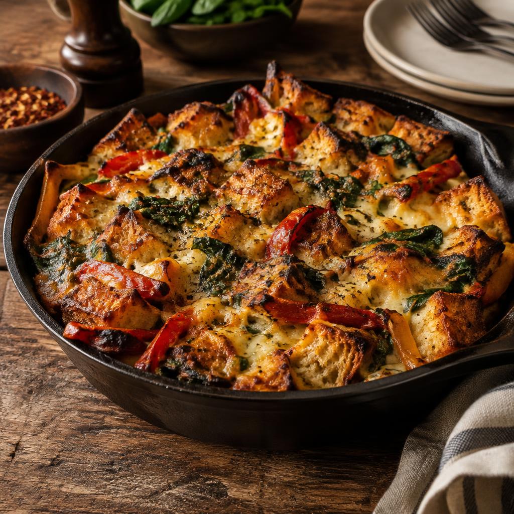 Savoury Bread Strata